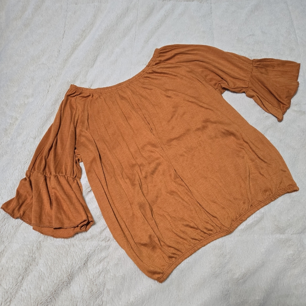 New York Laundry quarter sleeve tunic top size L